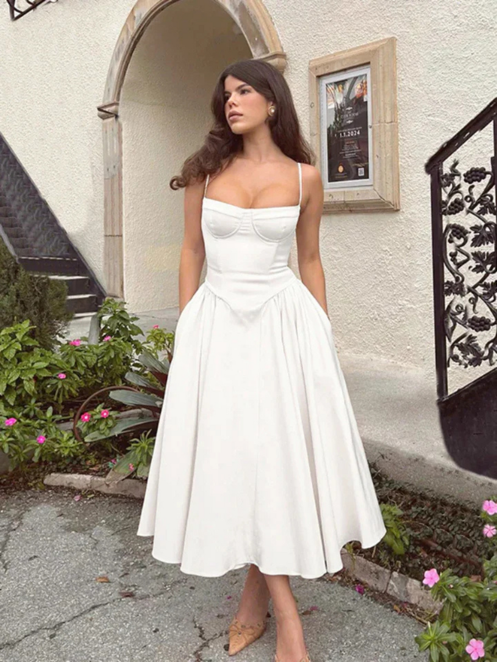 Customer wearing Francesca