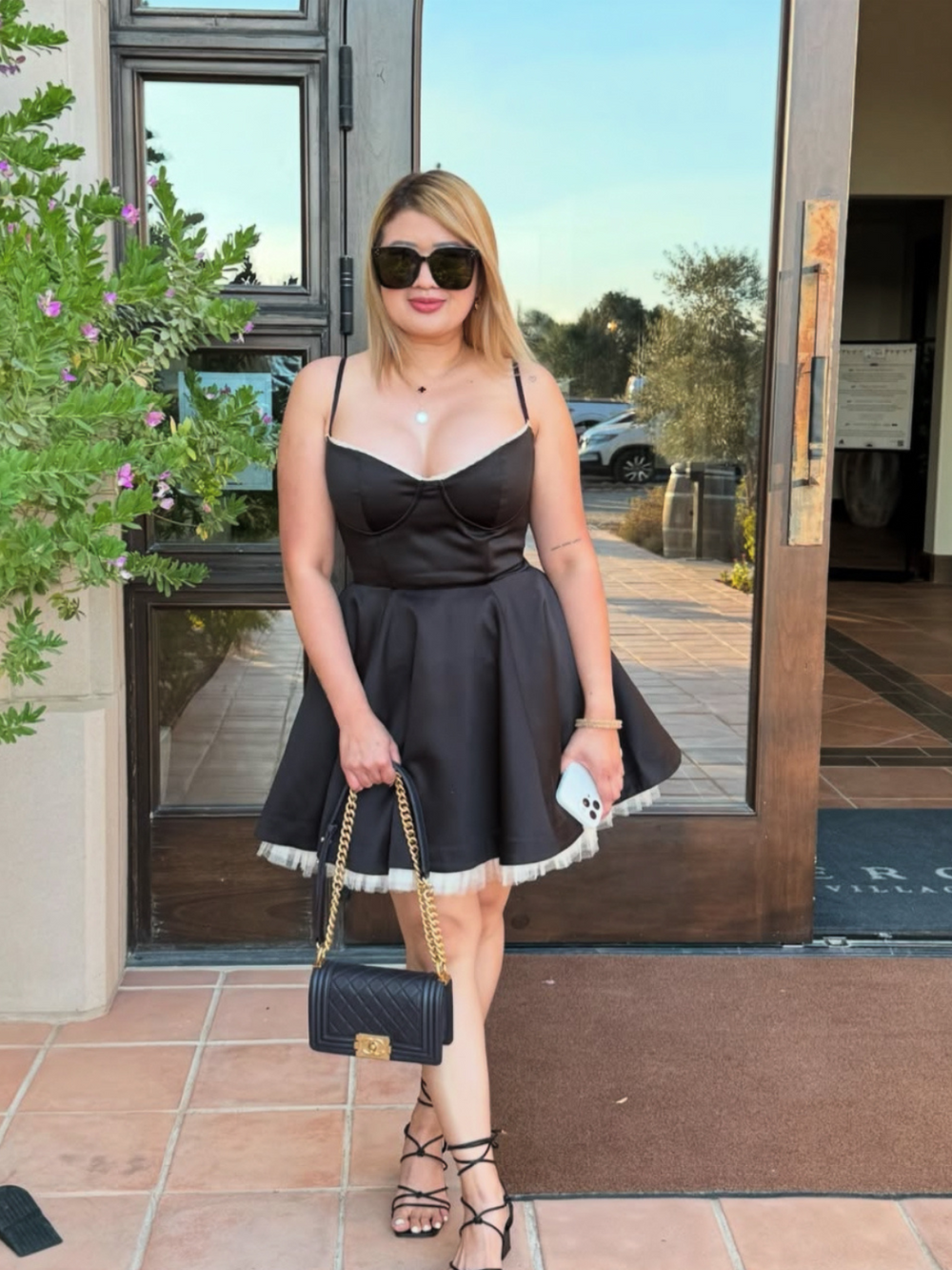 Customer wearing Selene