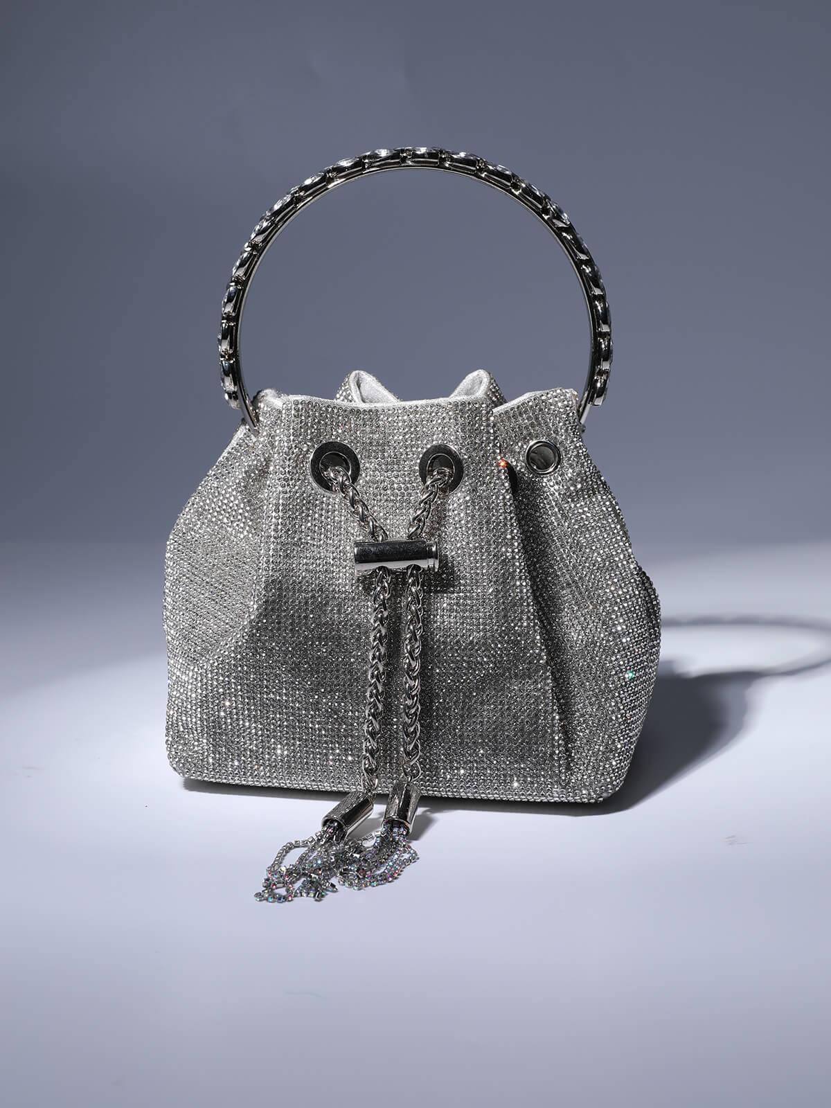Mattea Crystal Embellished Bucket