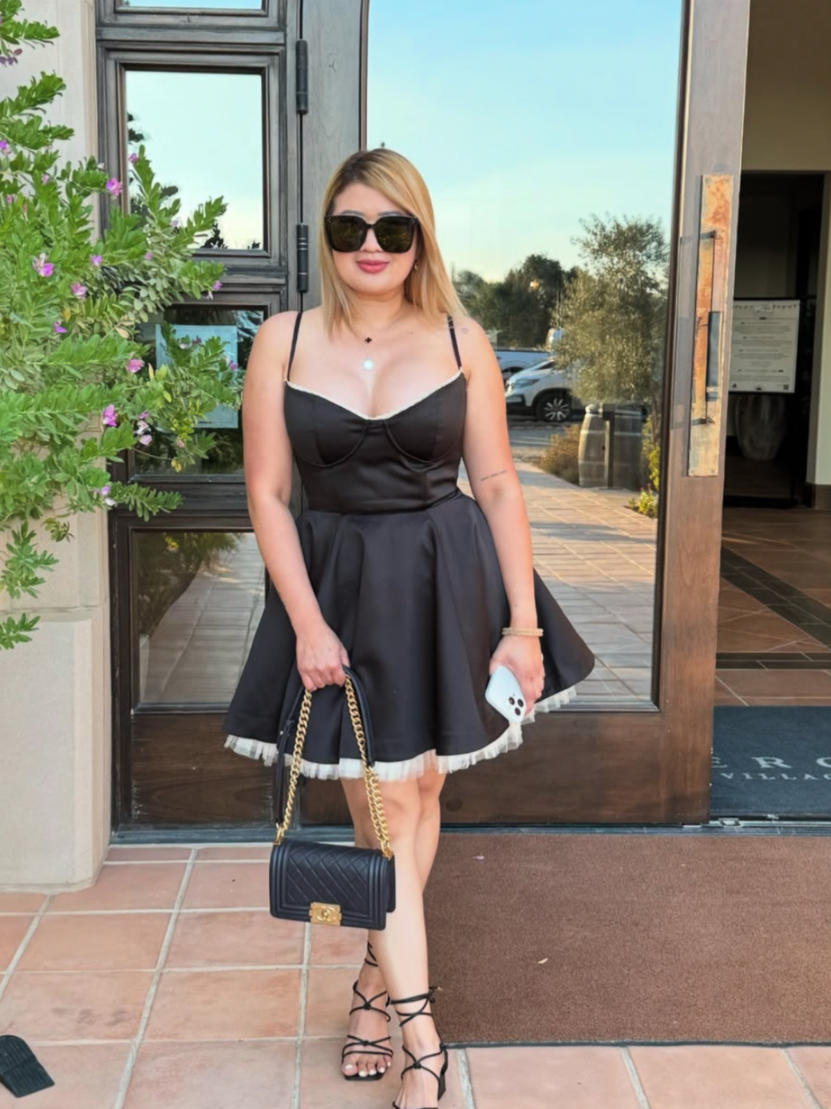 Customer wearing Selene