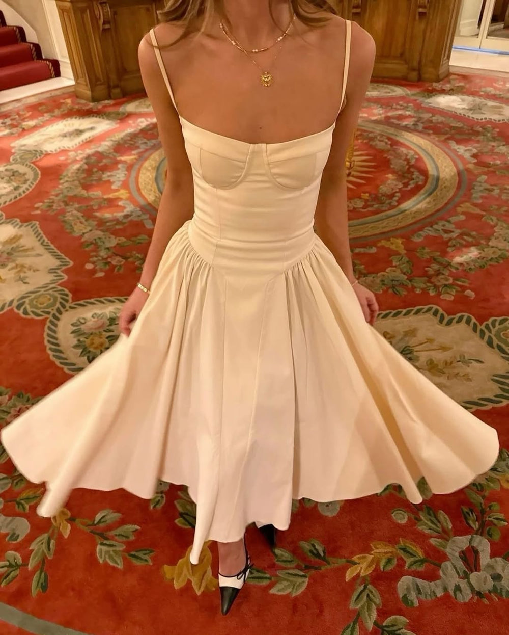 Customer wearing Francesca