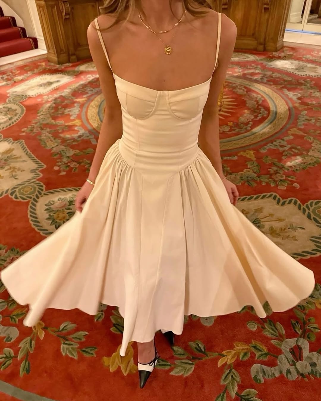 Customer wearing Francesca